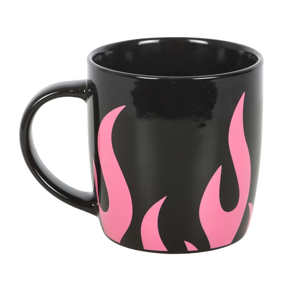 Something Different - Pink Flame Mug - Multicolours